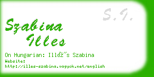 szabina illes business card